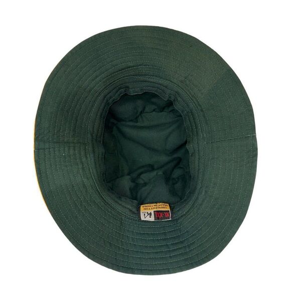 Vintage 90's Green Bay Packers Bucket Hat Green / Yellow XL-XXL - Picture 5 of 8
